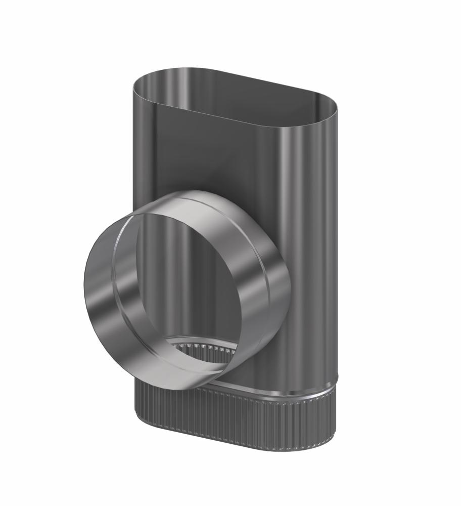 Тройник овальный 90°