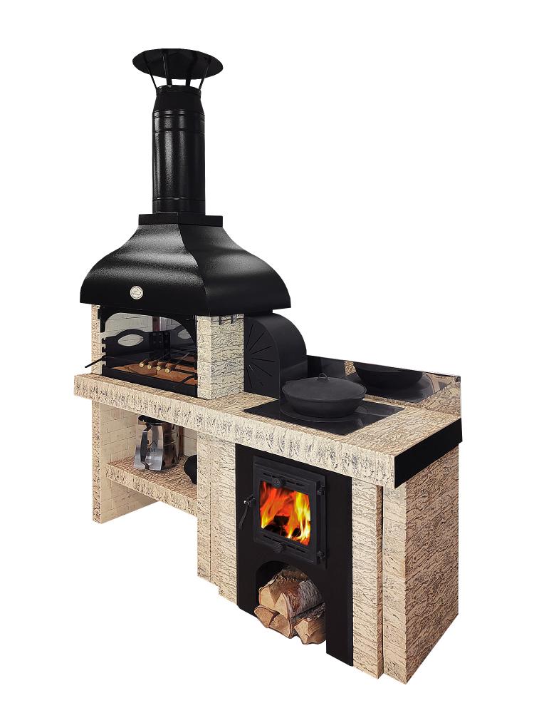 Модуль "КАЗАН+МАНГАЛ ЛАЙТ" (береза)