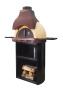 Печь помпейская "ПОМПЕЙКА-600 мобильная" с подставкой
