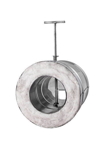 Заслонка поворотная изолированная