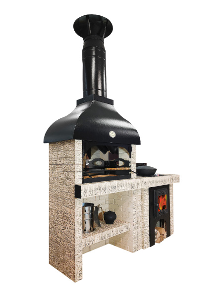 Модуль "КАЗАН+МАНГАЛ ЛАЙТ" (береза)