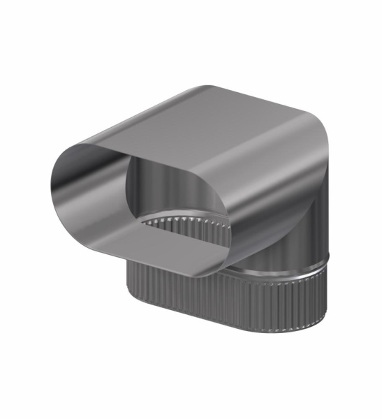 Отвод овальный 90°