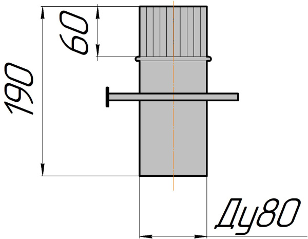 Шибер притока Ду80