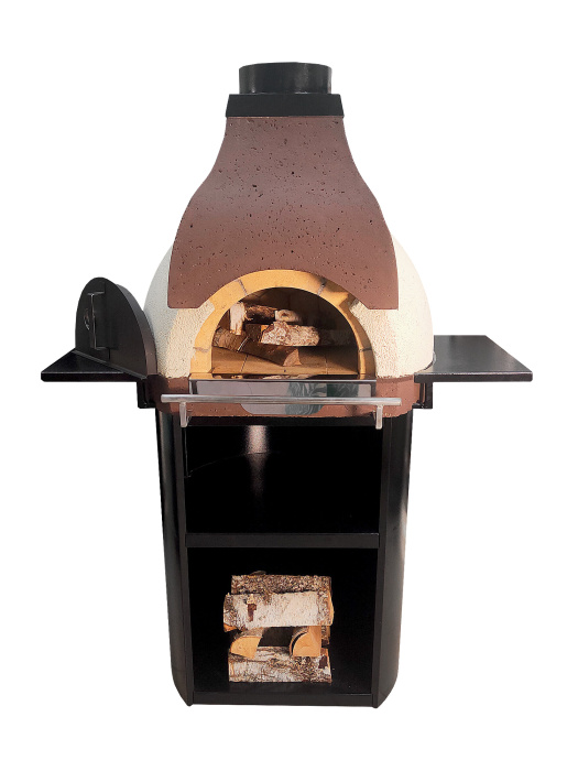 Печь помпейская "ПОМПЕЙКА-600 мобильная" с подставкой