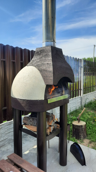 Печь помпейская "ПОМПЕЙКА-600 мобильная"