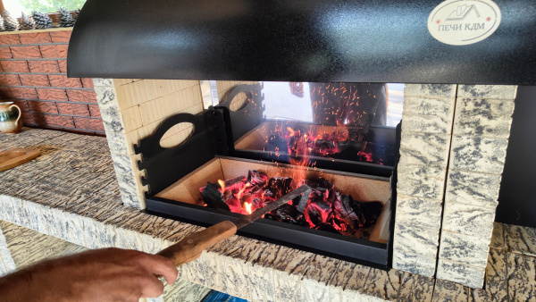 Модуль "КАЗАН+МАНГАЛ" (береза)