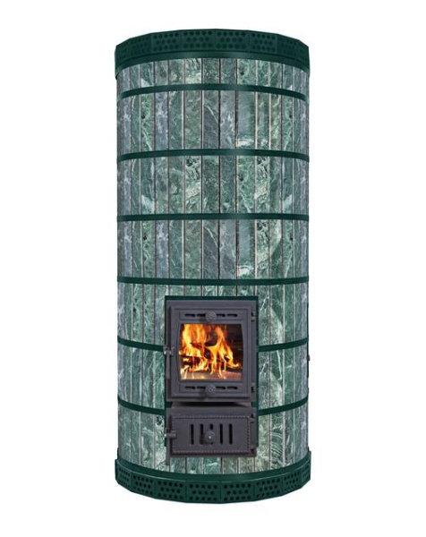 Печь банная с обращенным пламенем "ОБРАЩЕНКА-КДМ" в змеевике