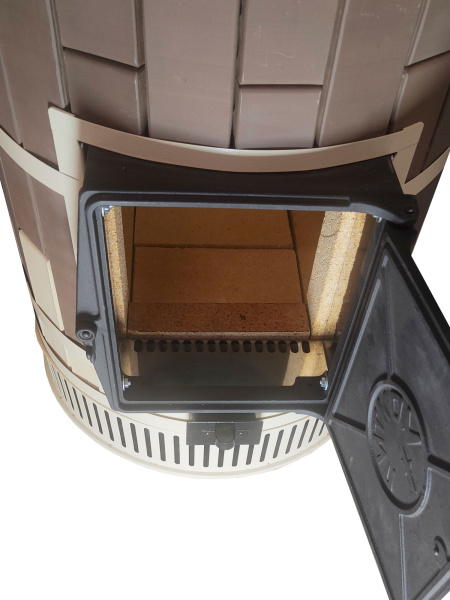 Печь банная малая «РУССКАЯ БАНЯ» в облицовке Керма-Лето