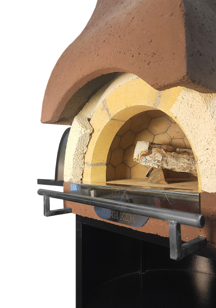 Печь помпейская "ПОМПЕЙКА-600 мобильная" с подставкой